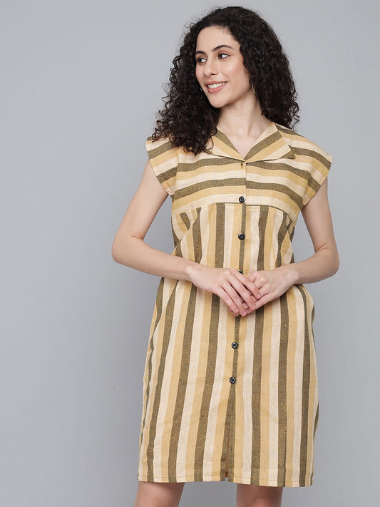 Rudraaksha trendy knee length dress for women