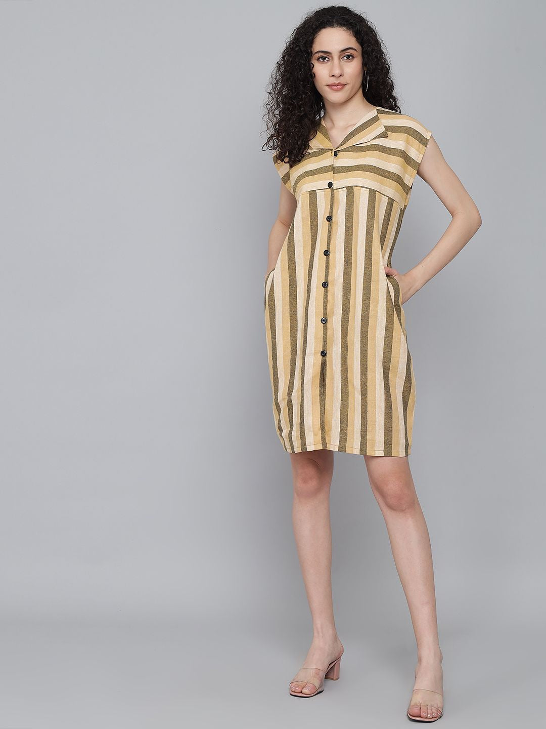 Rudraaksha trendy knee length dress for women