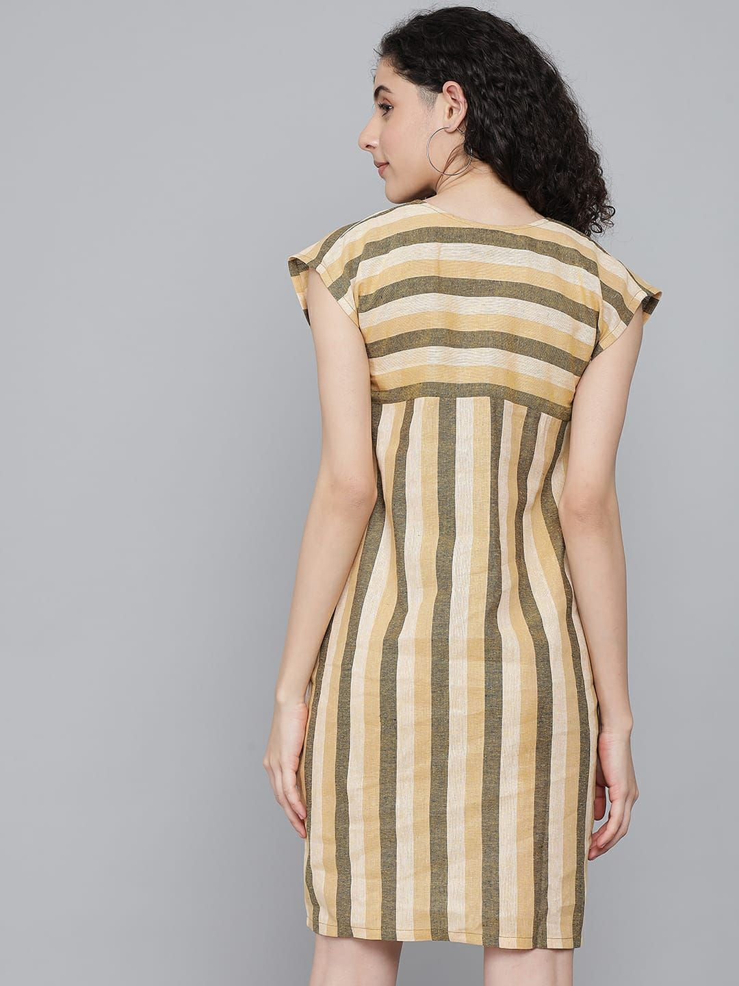 Rudraaksha trendy knee length dress for women