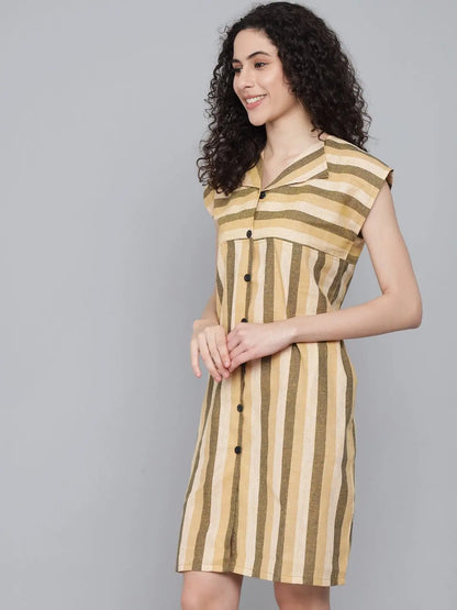 Rudraaksha trendy knee length dress for women RUDRAAKSHA