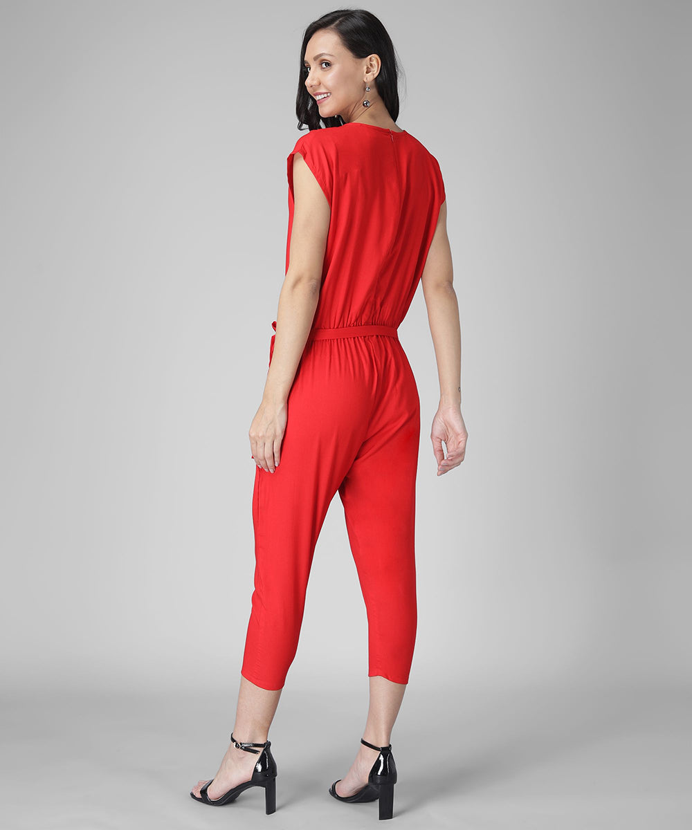 Solid  stylish Jumpsuit