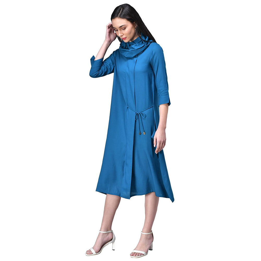 Rudraaksha women cowl neck dress