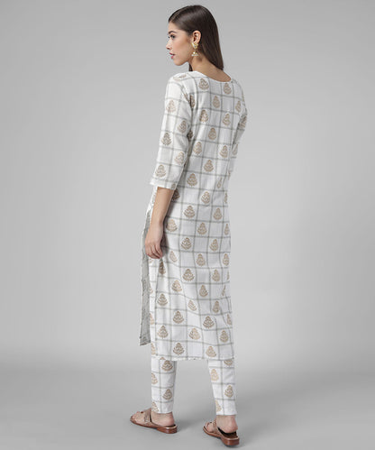 Printed Kutra Palazzo Set RUDRAAKSHA