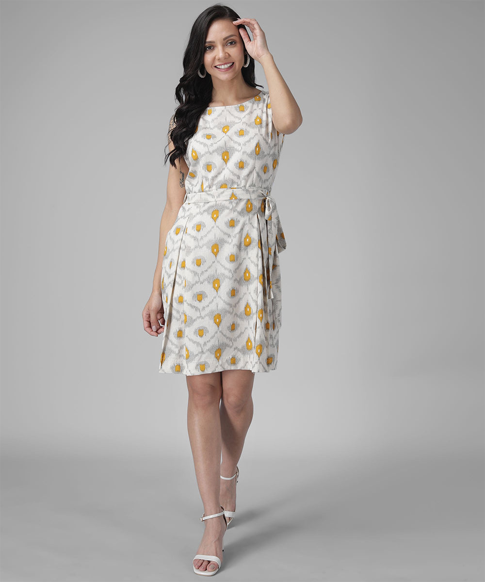 Collared Printed Dress