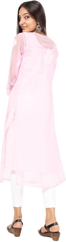 Georgette Chikankari Kurti